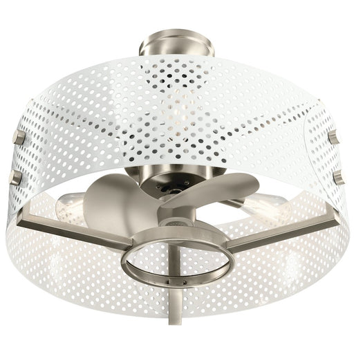 Kichler Eyrie 13" Fan, LED, Brushed Stainless Steel - 300041BSS