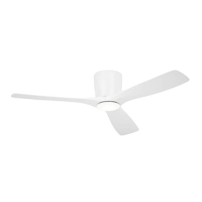 Kichler Volos Ceiling Fan, White/Frosted White Polycarbonate Lens - 300154MWH