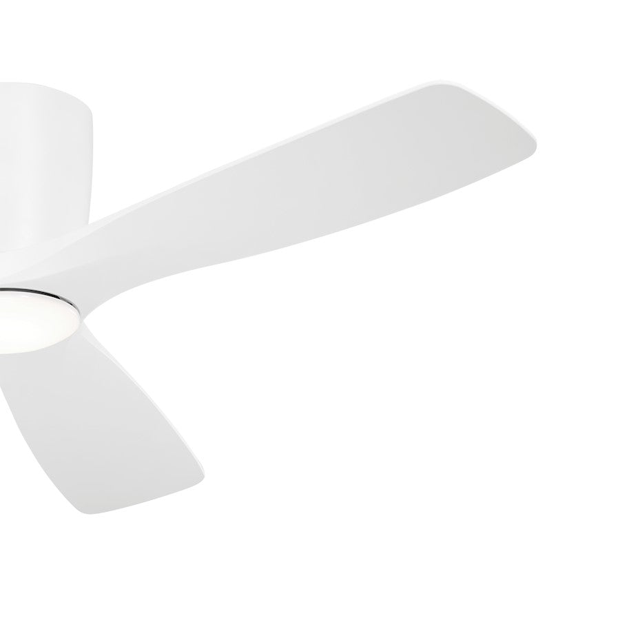 Kichler Volos Ceiling Fan, Frosted White Polycarbonate Lens