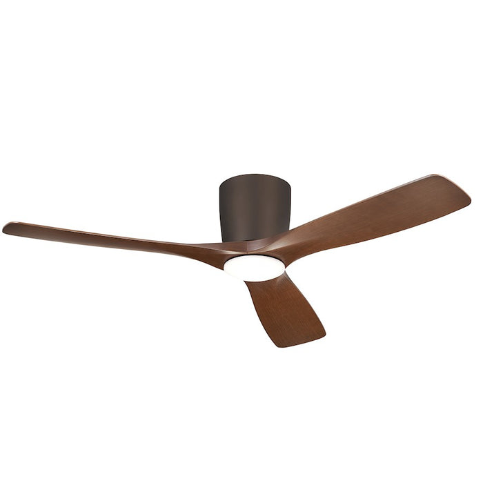 Kichler Volos Ceiling Fan, Bronze/Frosted White Polycarbonate Lens - 300154SNB
