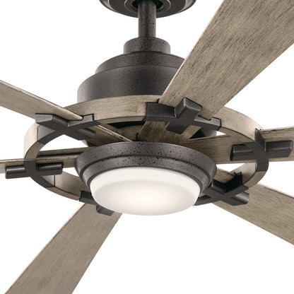 Kichler Iras 52" Fan, LED, Anvil Iron