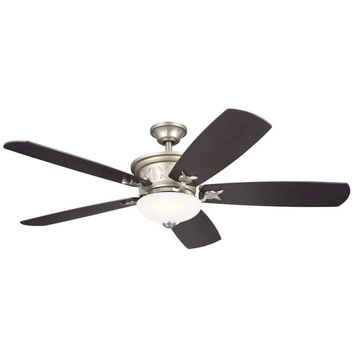 Kichler Crescent 56" Crescent Fan, Brushed Nickel/Frosted - 300325NI