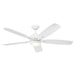 Kichler Tranquil 56" Tranquil Weather Fan, White/Frosted - 310130WH