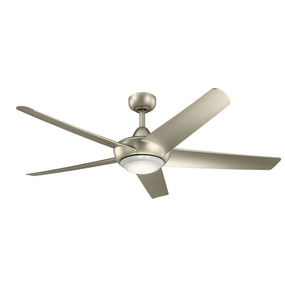 Kichler Kapono 52" Fan, LED, Brushed Nickel - 330089NI