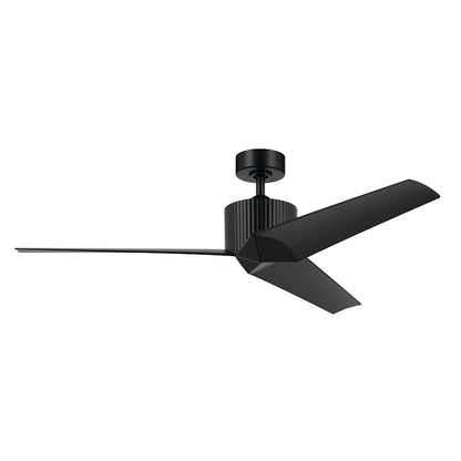 Kichler Almere 56" Ceiling Fan, Satin Black/Satin Black - 330130SBK