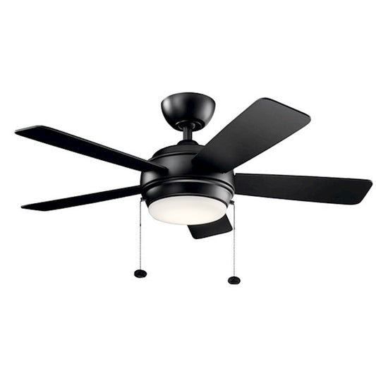 Kichler Starkk LED 3000K, 42" Fan, Satin Black - 330171SBK