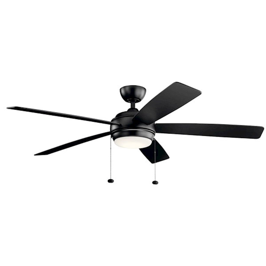 Kichler Starkk LED 3000K, 60" Fan, Satin Black - 330180SBK