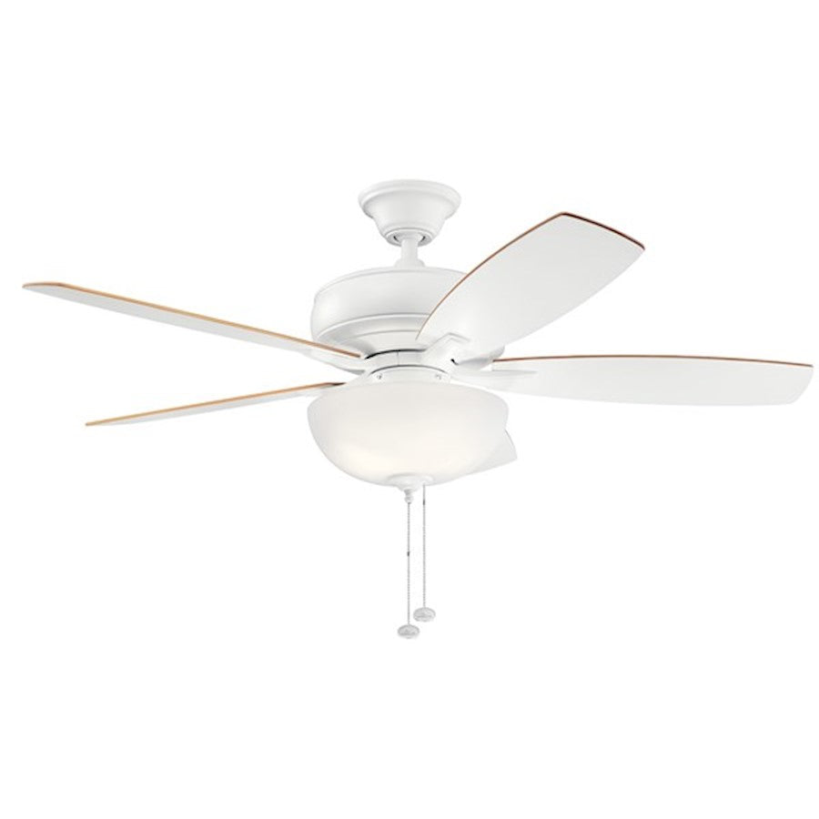 Kichler Terra Select LED 2700K, 52" Fan, Matte White - 330347MWH