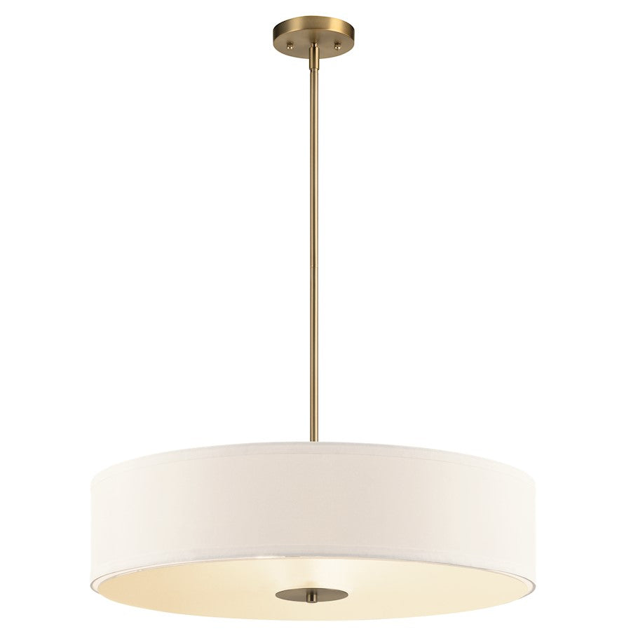 Kichler 24" 3 Light Convertible Pendant, Classic Bronze - 42122CLZ