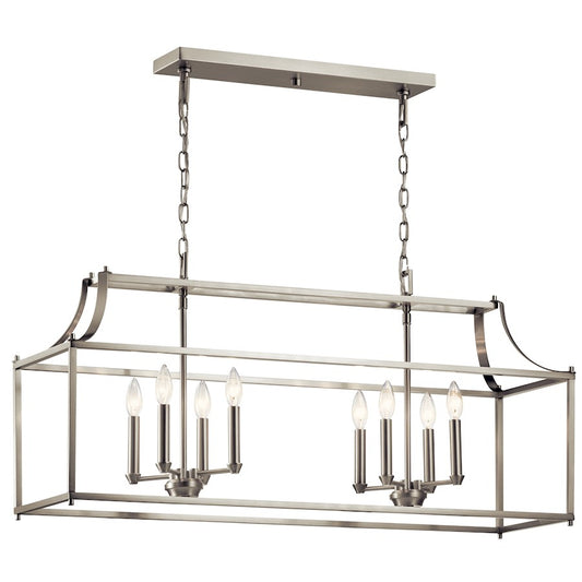 8 Light Linear Chandelier