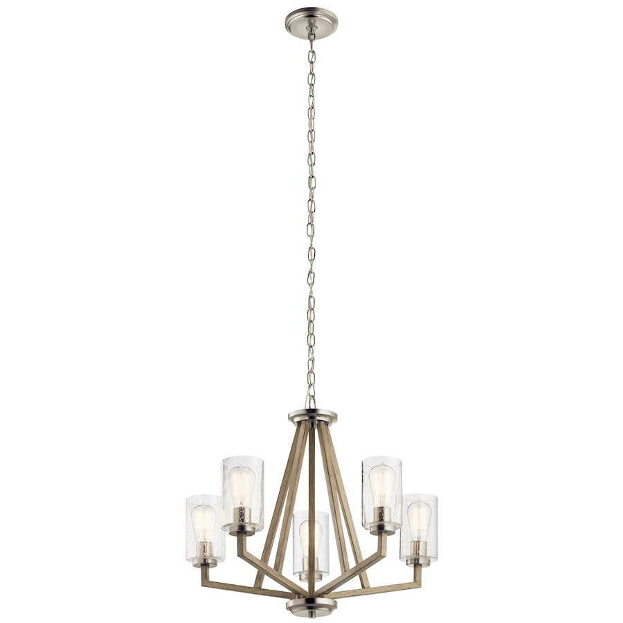 Chandelier, Distressed Antique Gray