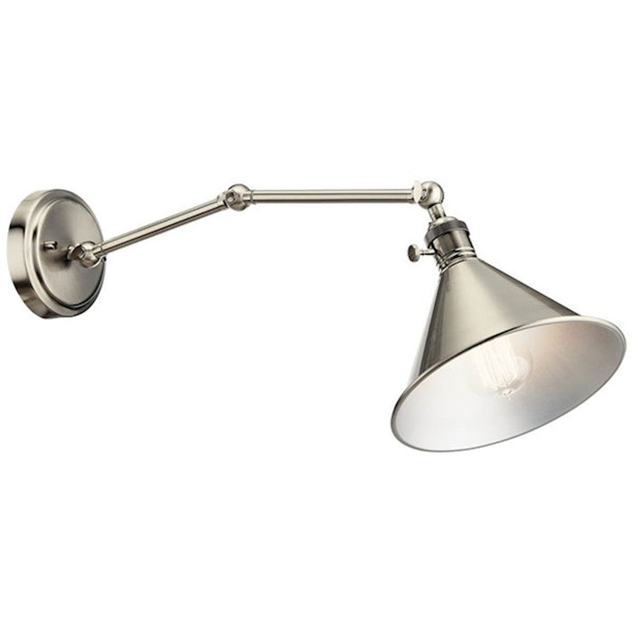 Kichler Ellerbeck 1 Light Wall Sconce, Classic Pewter