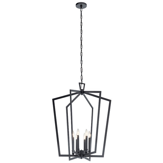 6 Light Foyer Pendant