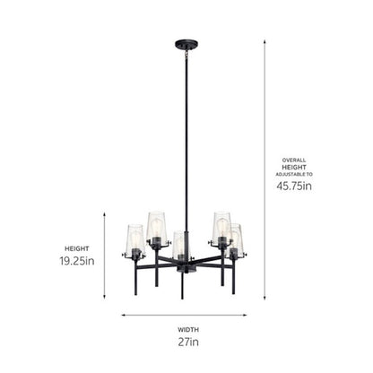 Alton Chandelier, Black