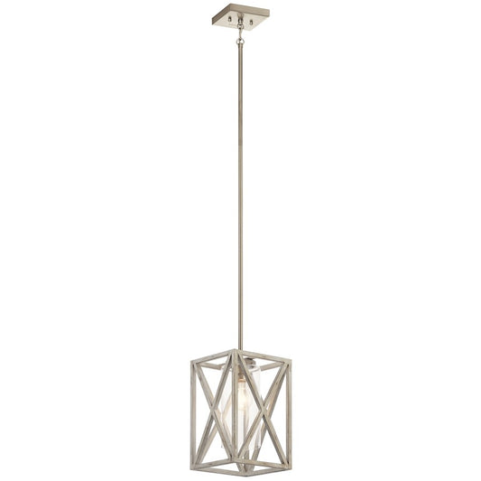 Kichler Moorgate 1 Light Mini Pendant Distressed, Antique White - 44083DAW