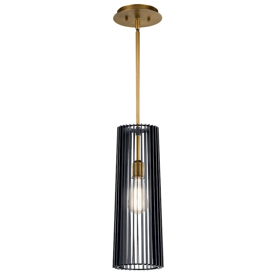 1 Light Pendant, Black