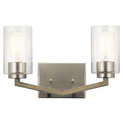 Bathroom Vanity Light, Distressed Gray