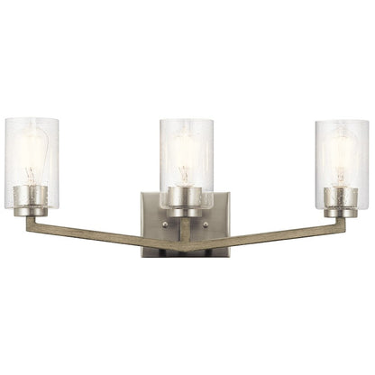 Bathroom Vanity Light, Distressed Gray