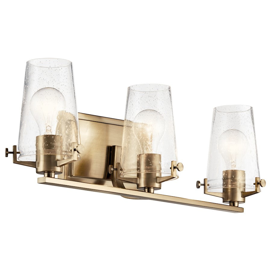 Kichler Alton 3 Light Bath Light, Champagne Bronze/Seeded - 45297CPZ