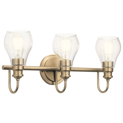 Kichler Greenbrier 3 Light Vanity Light, Classic Bronze - 45392CLZ