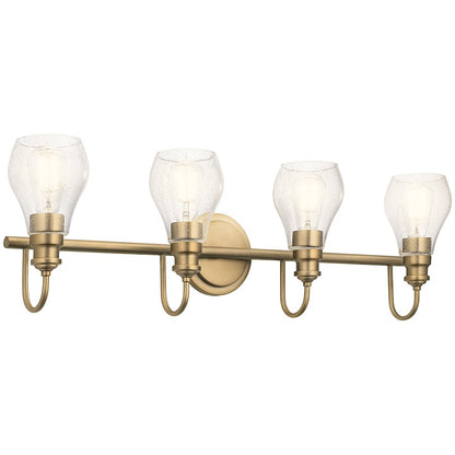 Kichler Greenbrier 4 Light Vanity Light, Classic Bronze - 45393CLZ