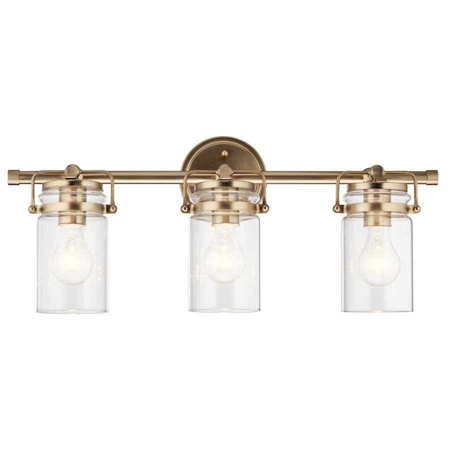 3 Light Bathroom Vanity Light, Champagne Bronze