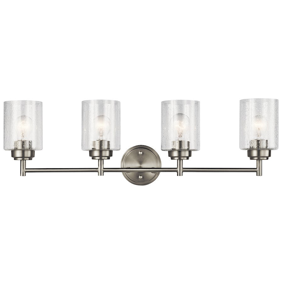 Bathroom Vanity Light, Brushed Nickel