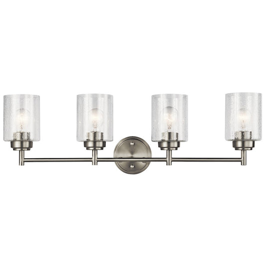 Winslow Bathroom Vanity Light, Brushed Nickel