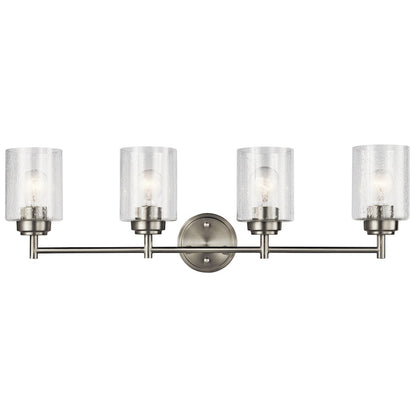 Bathroom Vanity Light, Brushed Nickel