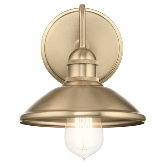 Kichler Clyde 1 Light Wall Sconce, Champagne Bronze - 45943CPZ