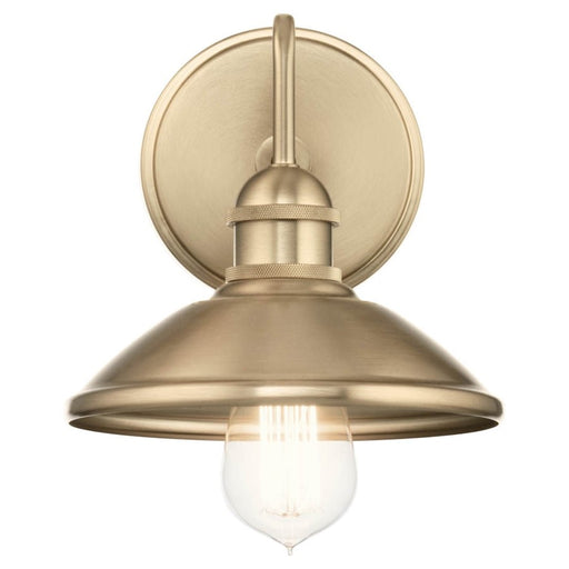 Kichler Clyde 1 Light Wall Sconce, Champagne Bronze - 45943CPZ