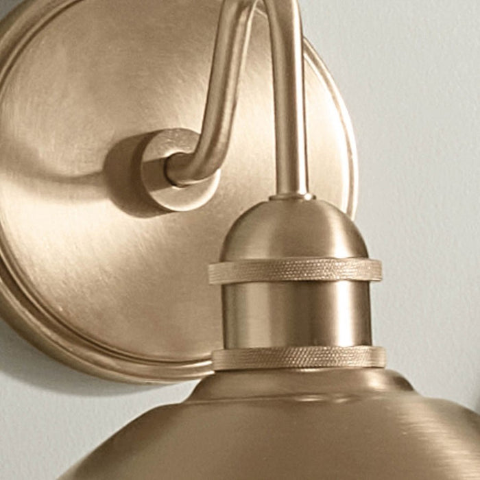 Kichler Clyde 1 Light Wall Sconce, Champagne Bronze