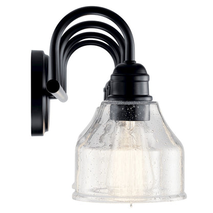 33.5" 4 Light Bathroom Vanity Light, Black