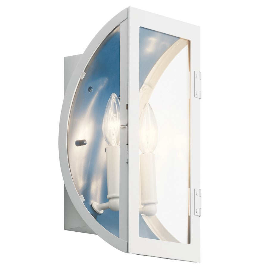 2 Light Contemporary Outdoor Wall Sconce