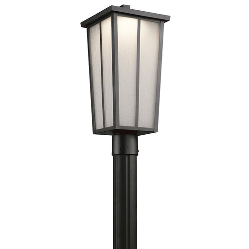 Kichler Amber Valley LED Outdoor Post Light, Textured Black - 49625BKTLED