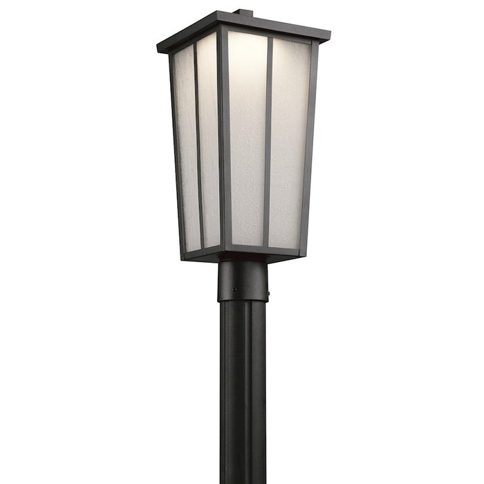 Kichler Amber Valley LED Outdoor Post Light, Textured Black - 49625BKTLED
