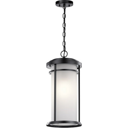 Kichler 1 Light Outdoor Hanging Pendant, Black - 49689BKL18