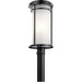 Kichler 1 Light Outdoor Post Lantern, Black - 49690BKL18