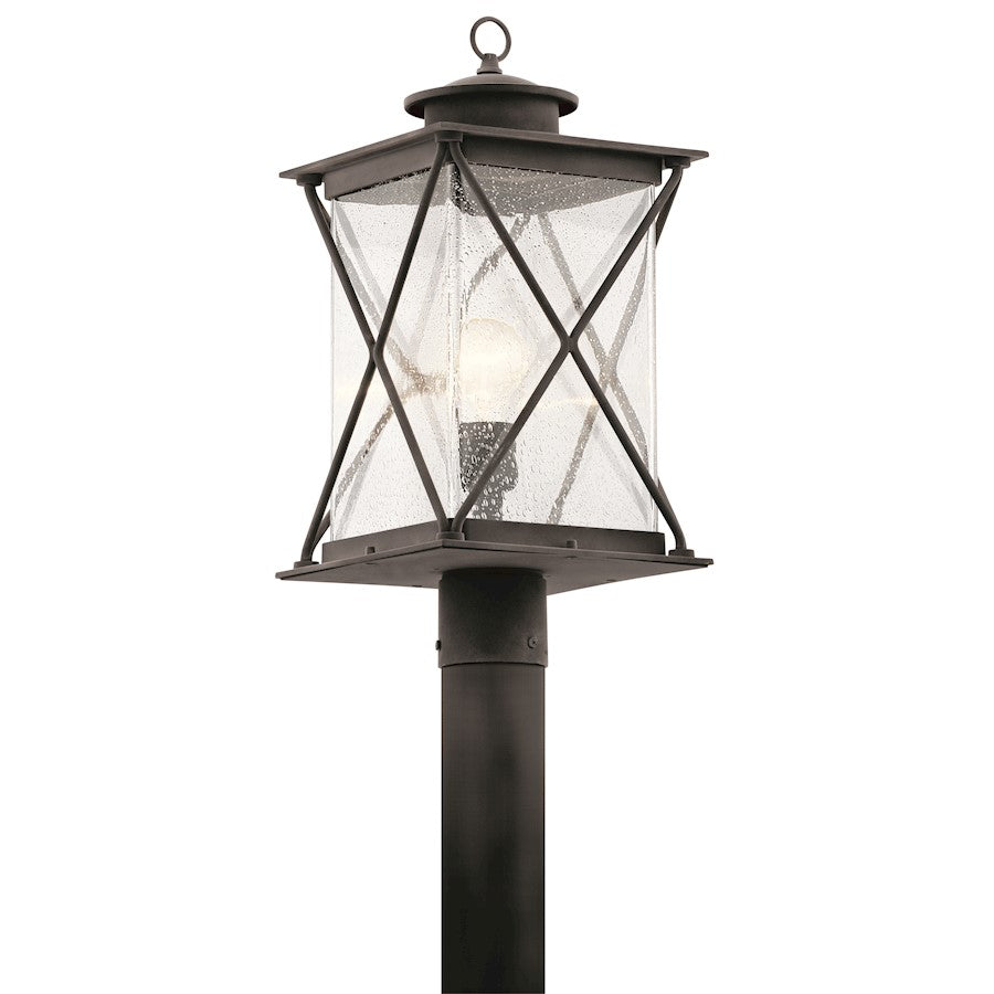 Kichler Argyle 1 Light Outdoor Post Light inWeathered Zinc - 49746WZC