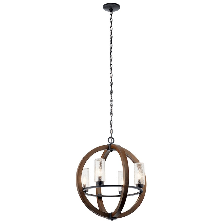 4 Light Outdoor Chandelier