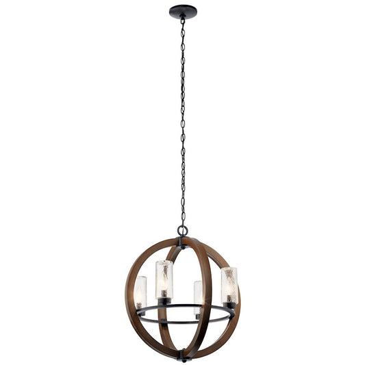 4 Light Outdoor Chandelier