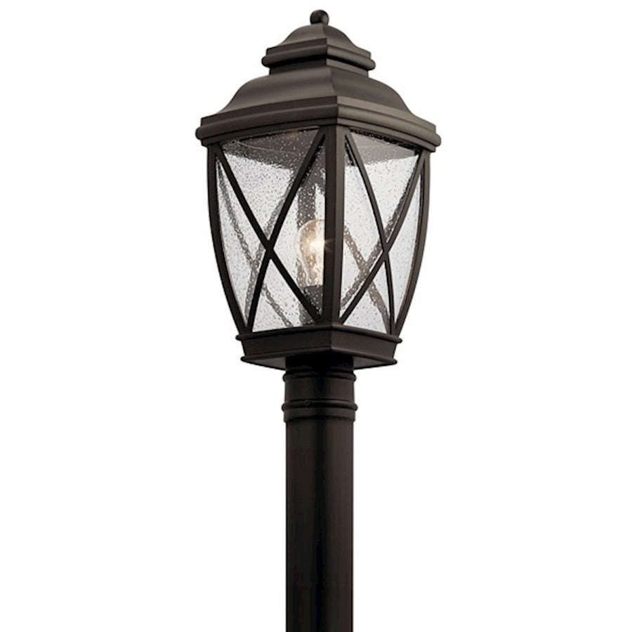 Kichler Tangier 1 Light Outdoor Post Mount, Olde Bronze - 49843OZ