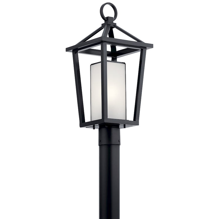 Kichler 1 Light Outdoor Post Lantern, Black