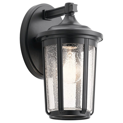 Kichler Fairfield Outdoor 6" 1 Light Wall Sconce, Black - 49892BK