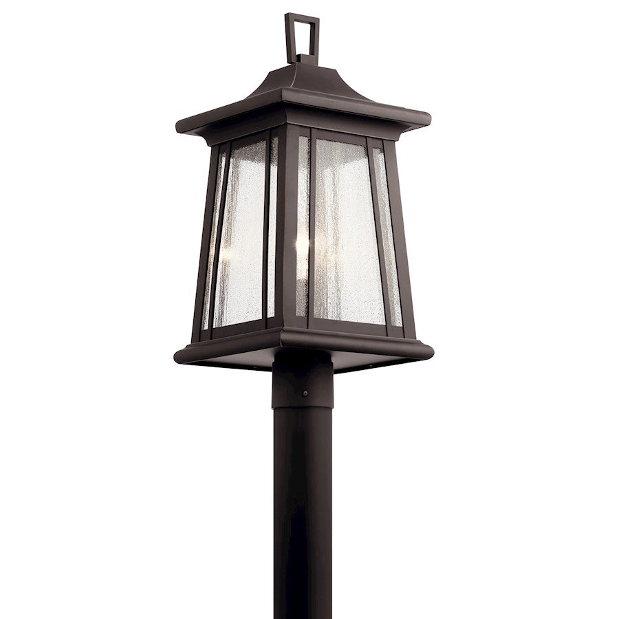 Kichler 1 Light Outdoor Post Mount, Rubbed Bronze