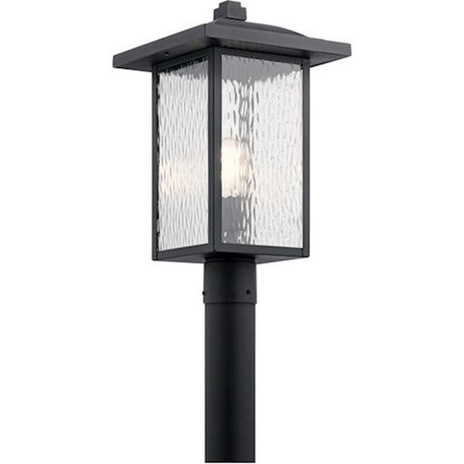 Kichler Capanna 1 Light Outdoor Post Light, Textured Black - 49927BKT