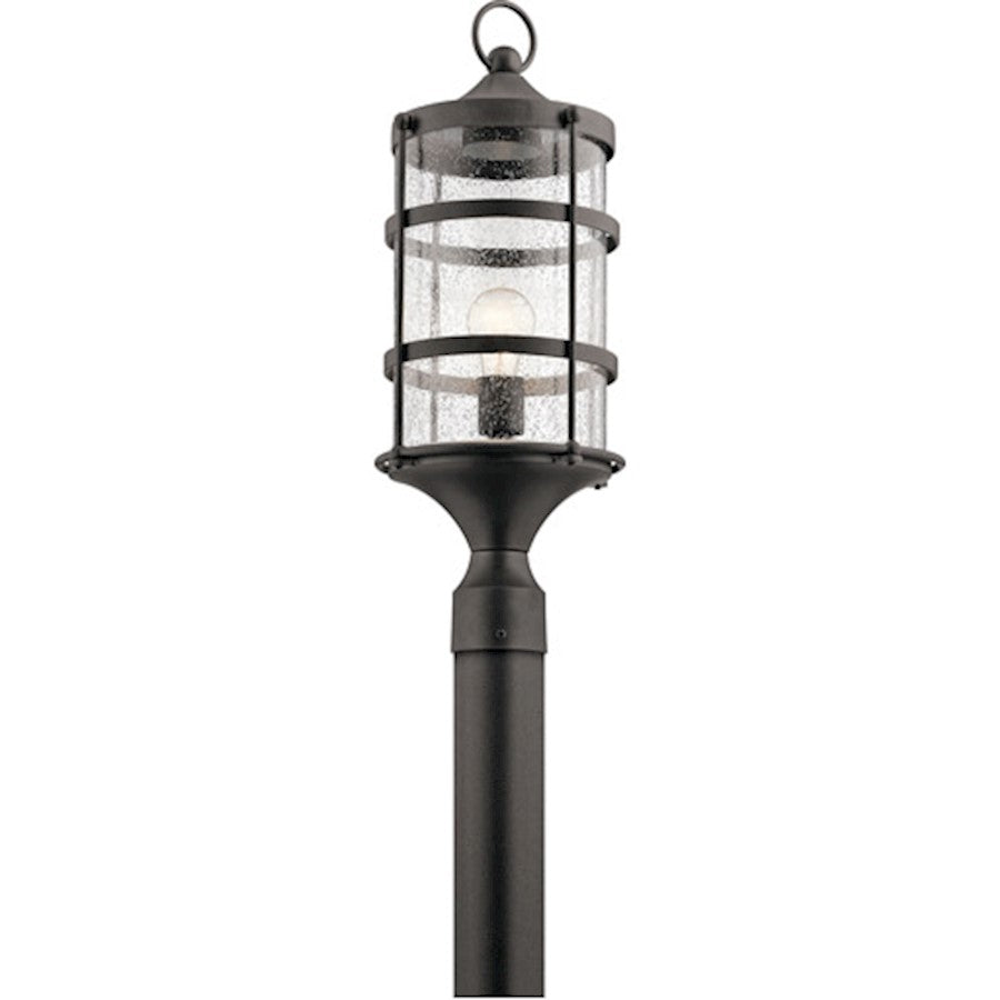 Kichler Mill Lane 1 Light Outdoor Post Light, Anvil Iron - 49963AVI