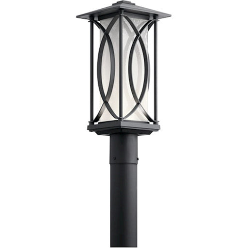 Kichler Ashbern 1 Light LED Outdoor Post Light, Textured Black - 49976BKTLED