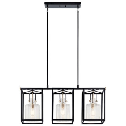 3 Light Linear Chandelier