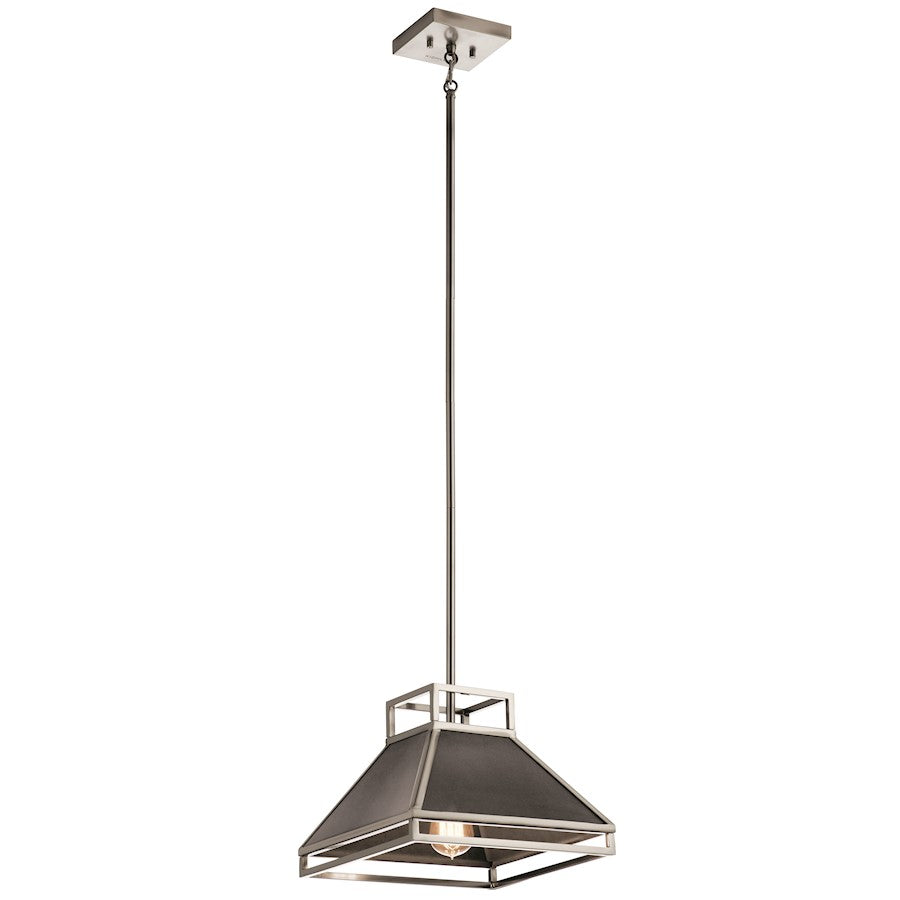 Kichler Grendel 1 Light Pendant, Classic Pewter - 52039CLP